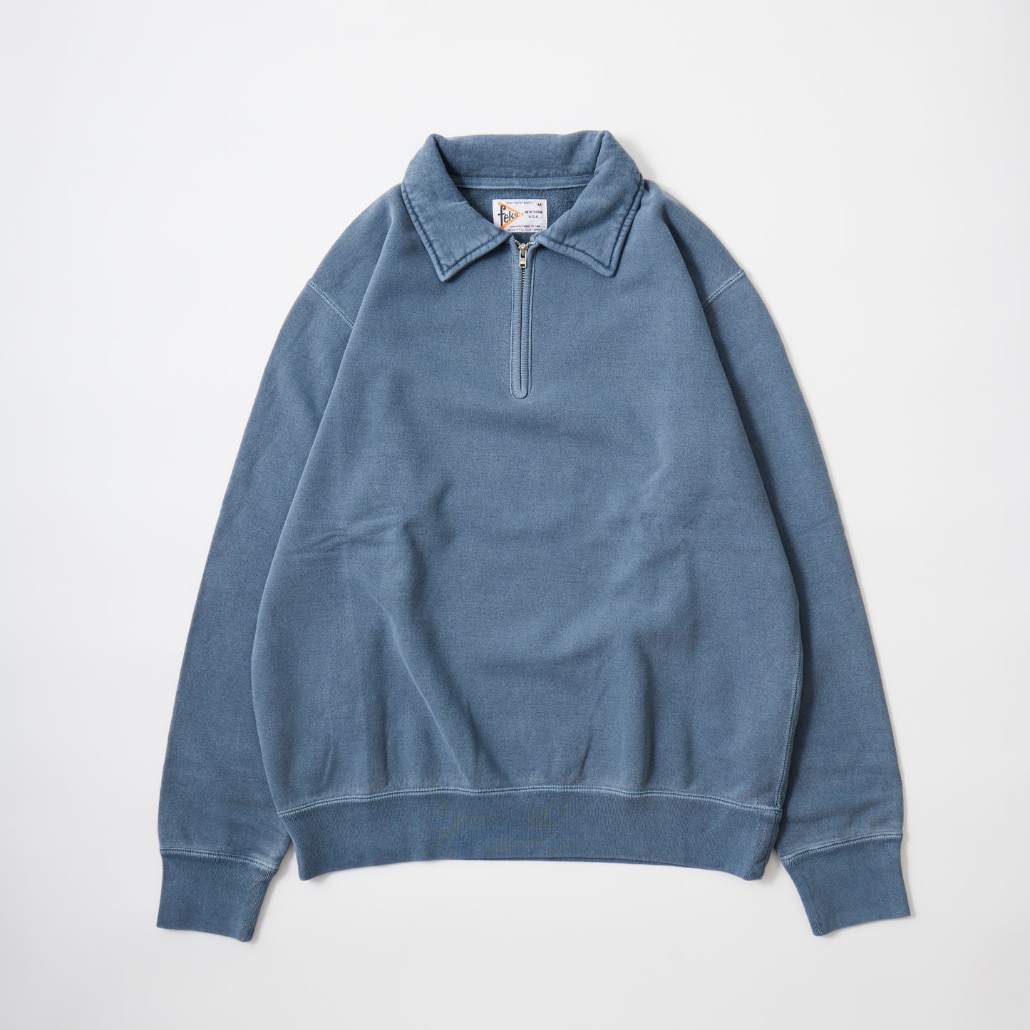 【NEW】FELCO L/S HALF ZIP COLLAR SWEAT 12oz MD WEIGHT FRENCH TERRY - 7 COLORS