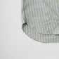 EMPIRE & SONS L/S CLASSIC BAND COLLAR SHIRT VINTAGE OXFORD - GREEN/BEIGE