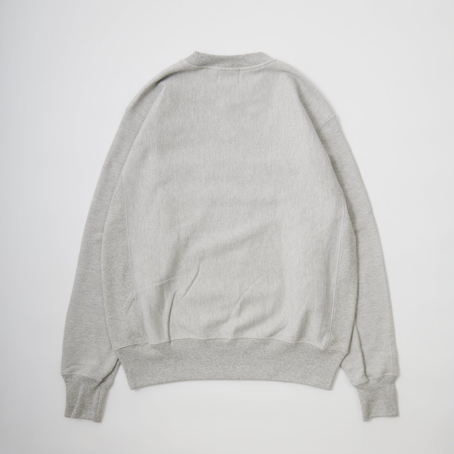 CALIFOLKS US CHAMPION REVERSE WEAVE CREW NECK SWEAT - OXFORD GREY LOS ANGELES EMB