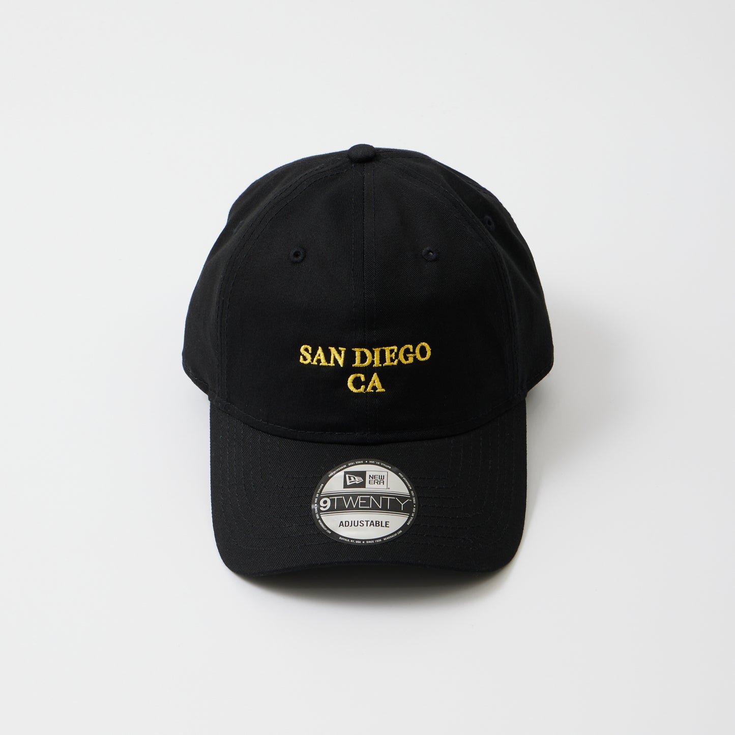 CALIFOLKS US NEW ERA LOW PROFILE ADJUSTABLE CAP - BLACK - SAN DIEGO - EMB