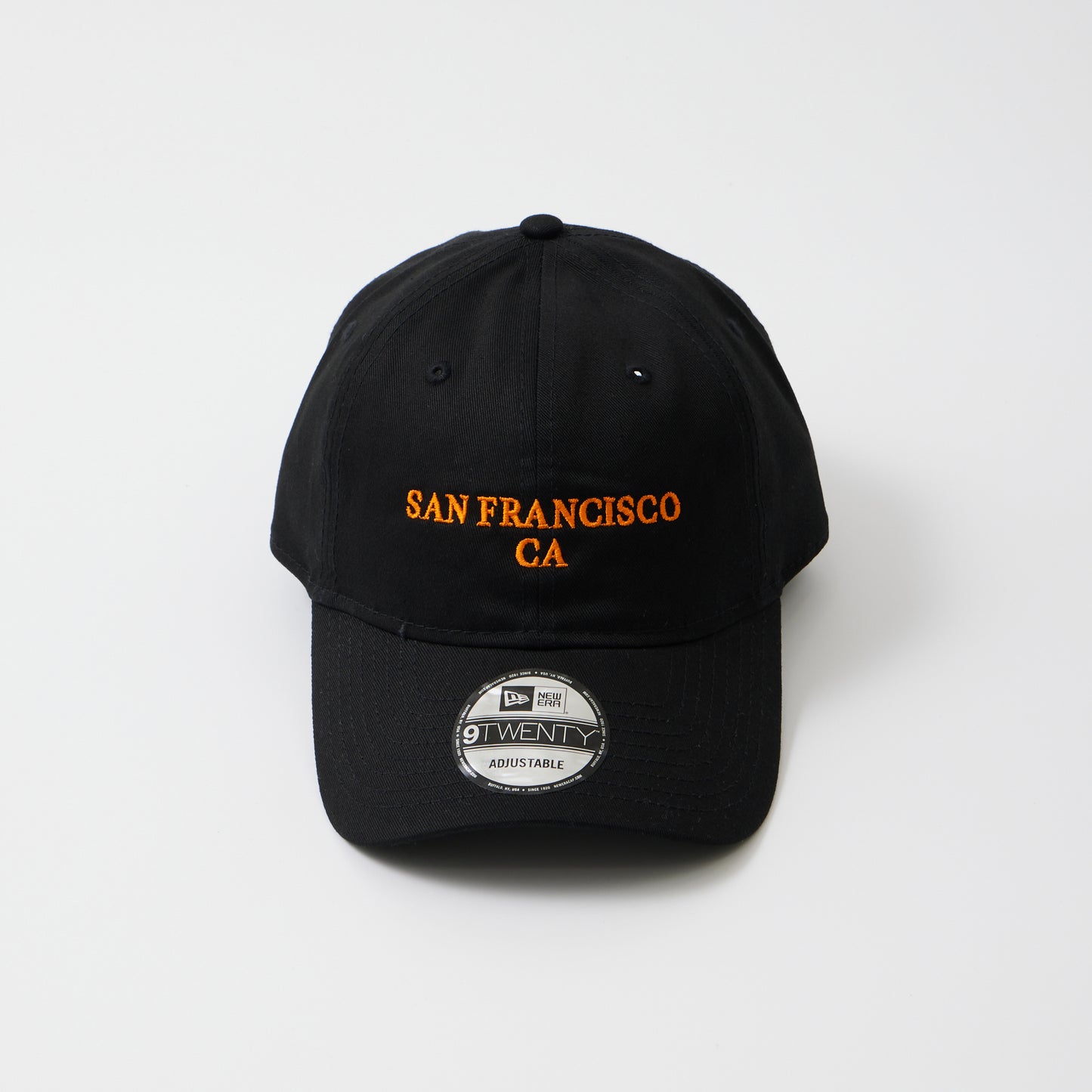 CALIFOLKS US NEW ERA LOW PROFILE ADJUSTABLE CAP - BLACK - SAN FRANCISCO - EMB