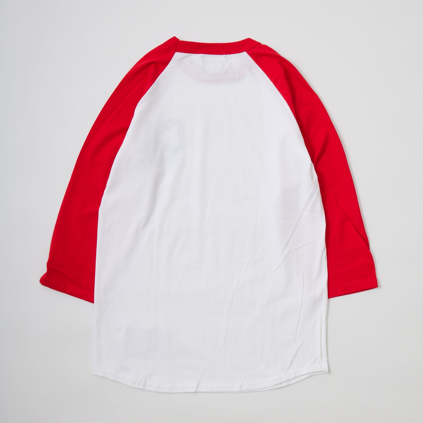 CALIFOLKS STATE PRINT CHAMPION RAGLAN BASEBALL T-SHIRT - WHITE - RED LA