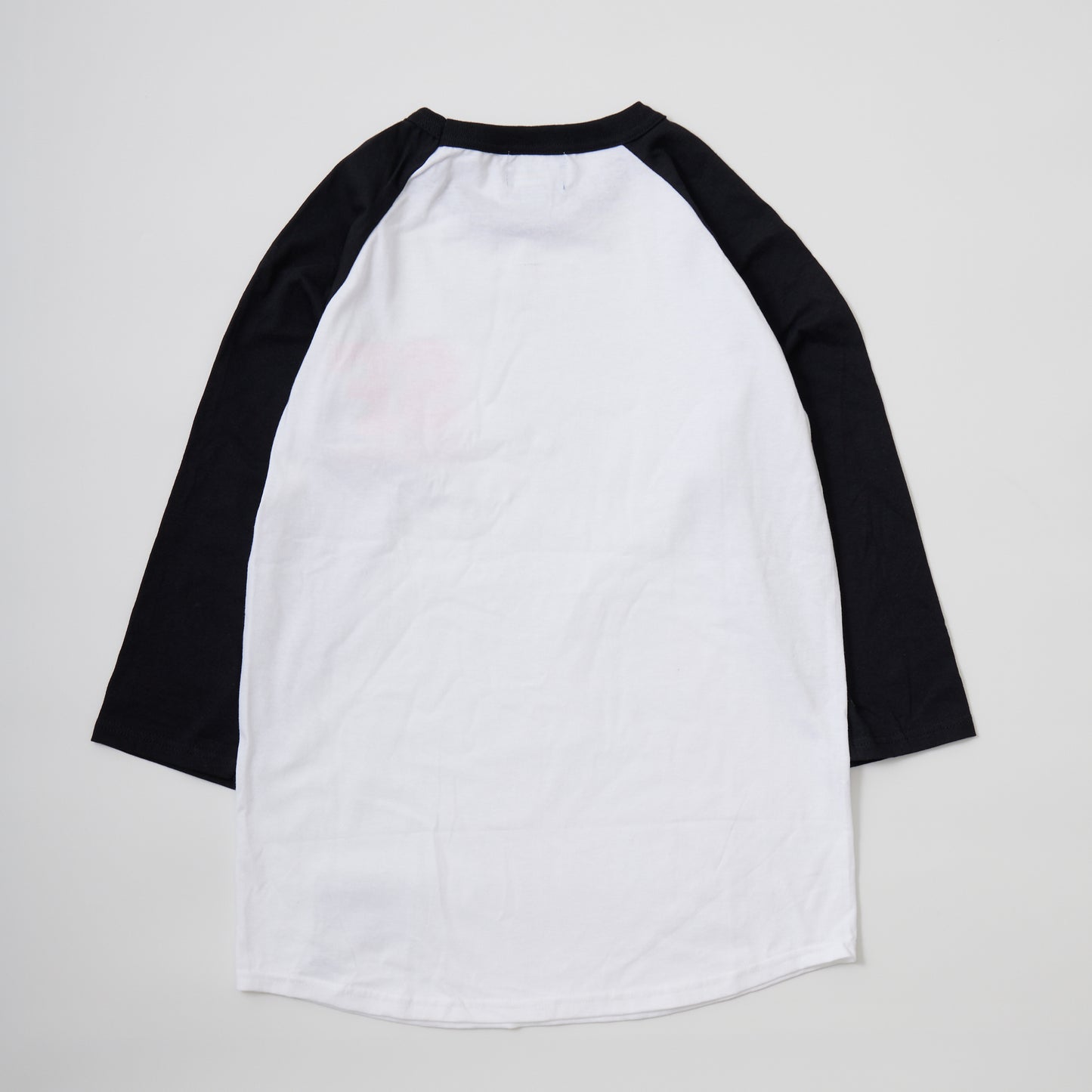 CALIFOLKS CITY PRINT CHAMPION RAGLAN BASEBALL T-SHIRT - WHITE - BLACK SF