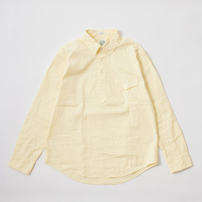 KEATON CHASE USA L/S CLASSIC FIT PULLOVER BD SHIRT - PINPOINT OXFORD - 4 COLORS