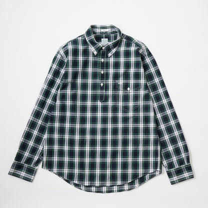 KEATON CHASE USA L/S CLASSIC FIT PULLOVER BD SHIRT BROAD TARTAN CHECK - 3 COLORS
