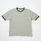 GREEN-WHITE&BLUE STRIPE