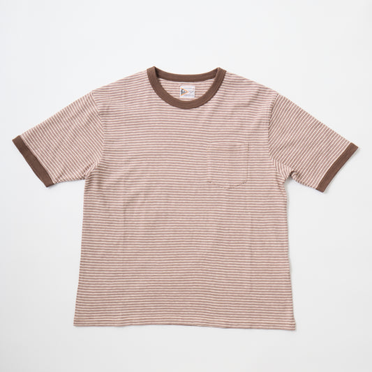FELCO S/S RINGER POCKET-T BOYISH STRIPE