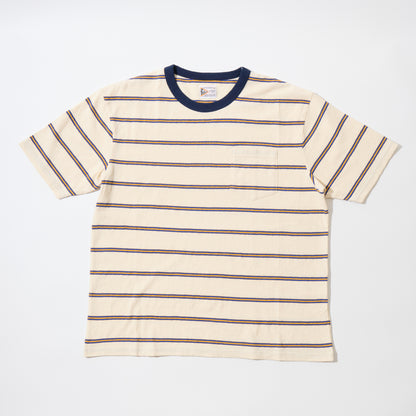 FELCO S/S CREW POCKET-T CRESER STRIPE