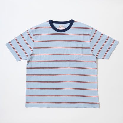 FELCO S/S CREW POCKET-T CRESER STRIPE