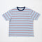 LT.BLUE-WHITE&BURUNDY STRIPE