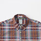 KEATON CHASE USA S/S CLASSIC FIT PULLOVER BD SHIRT MADRAS SEERSUCKER