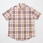 KEATON CHASE USA S/S CLASSIC FIT PULLOVER BD SHIRT MADRAS SEERSUCKER