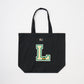 【CAMPAIGN】FELCO 8.3oz BLACK CANVAS TOTE BAG WITH ORIGINAL CHENILLE WAPPEN
