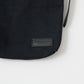 HERITAGE LEATHER 18oz CANVAS CUSTOM MADE SACOCHE BAG W/ LEATHER STRAP - BLACK / BLACK LEATHER