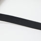 HERITAGE LEATHER 18oz CANVAS CUSTOM MADE SACOCHE BAG W/ LEATHER STRAP - BLACK / BLACK LEATHER