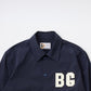 FELCO CLASSIC FIT SET IN SLEEVE UNLINED COACH JACKET SNAP BUTTON FRONT - BROOKLIN ROYAL GIANTS