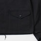 FELCO CLASSIC FIT SET IN SLEEVE UNLINED COACH JACKET SNAP BUTTON FRONT - NEW YORK BLACK YANKEES