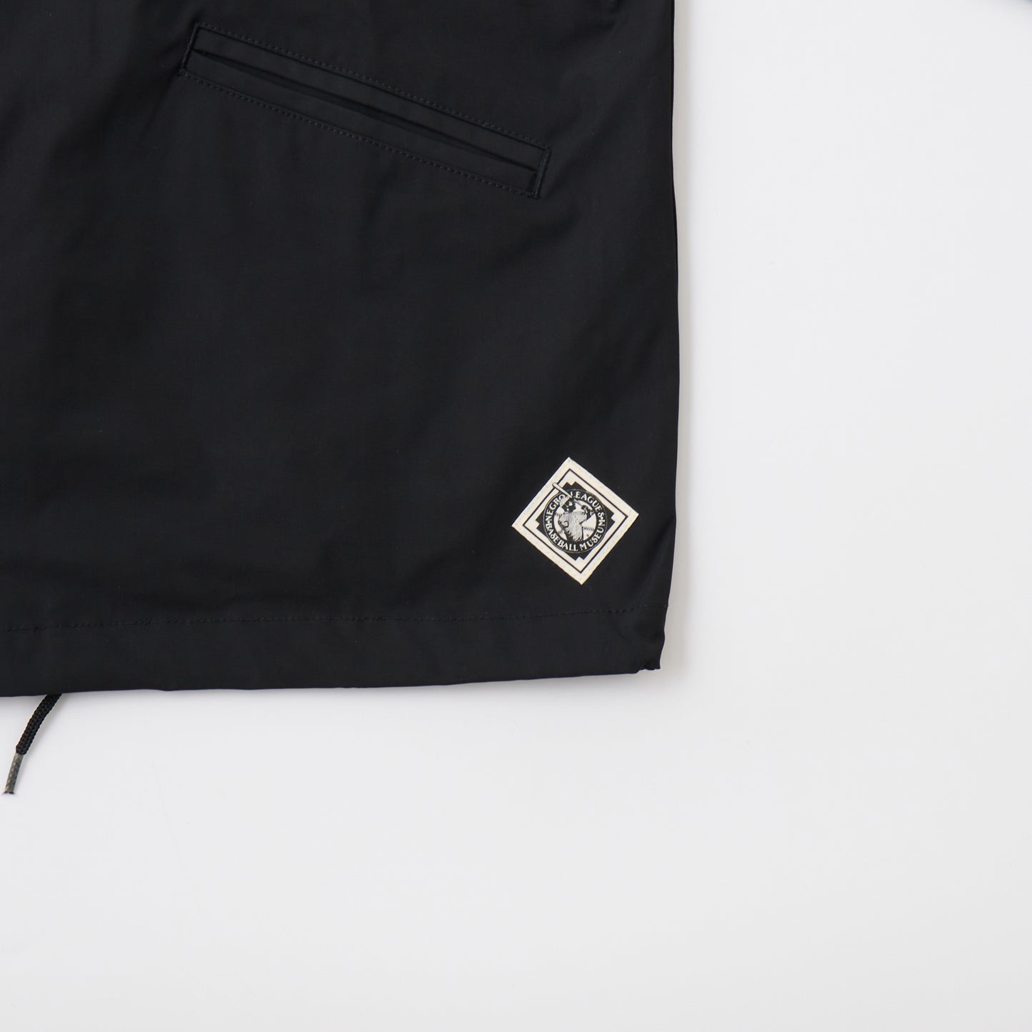 FELCO CLASSIC FIT SET IN SLEEVE UNLINED COACH JACKET SNAP BUTTON FRONT - NEW YORK BLACK YANKEES