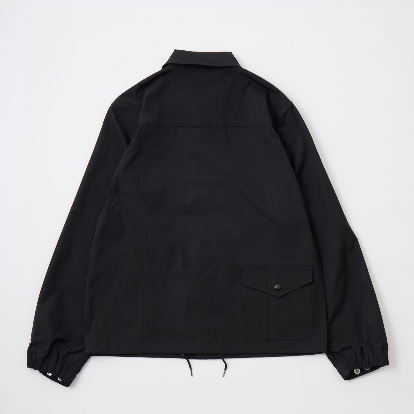 FELCO CLASSIC FIT SET IN SLEEVE UNLINED COACH JACKET SNAP BUTTON FRONT - NEW YORK BLACK YANKEES