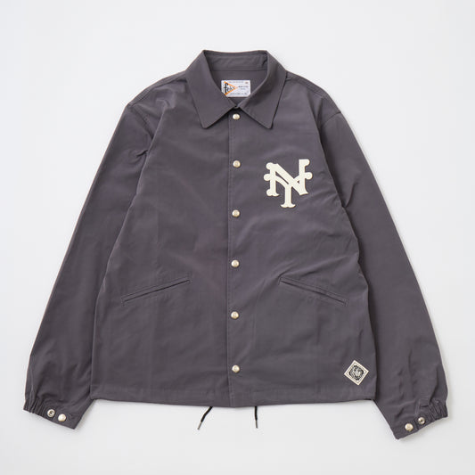 FELCO CLASSIC FIT SET IN SLEEVE UNLINED COACH JACKET SNAP BUTTON FRONT - NEW YORK CUBANS