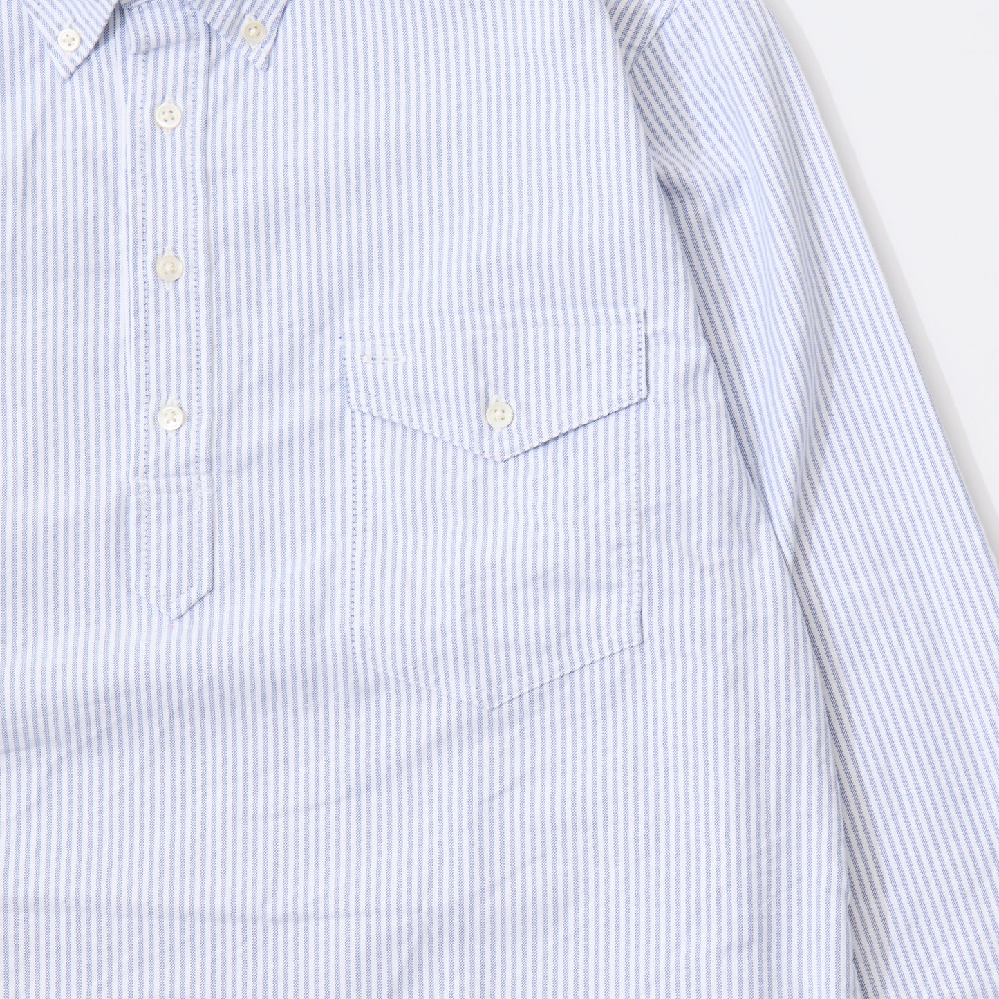 KEATON CHASE USA L/S CLASSIC FIT PULLOVER BD SHIRT PREMIUM OXFORD LONDON STRIPE (CANDY STRIPE) - 2 COLORS