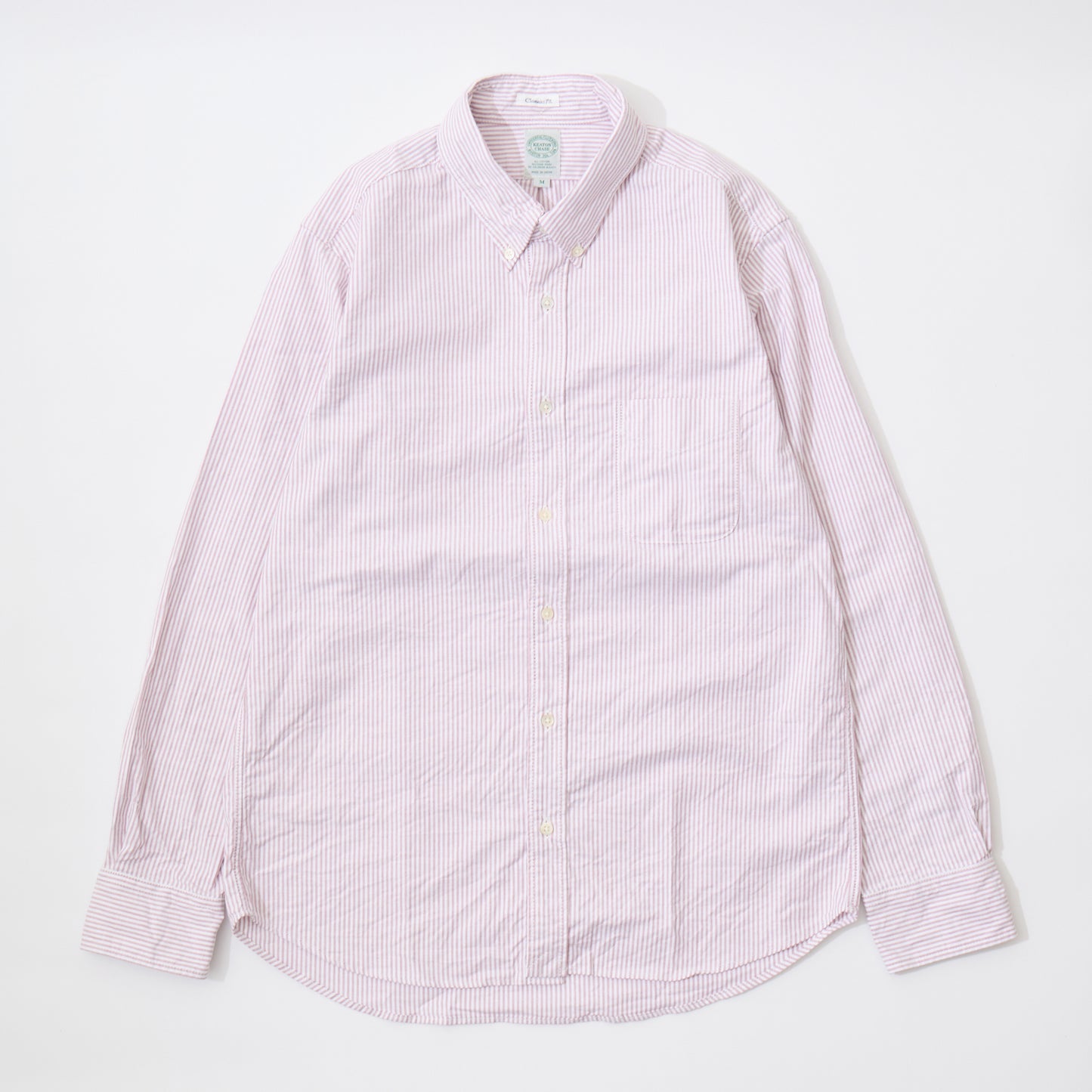 KEATON CHASE USA L/S CLASSIC FIT BD SHIRT PREMIUM OXFORD LONDON STRIPE (CANDY STRIPE)- 2 COLORS