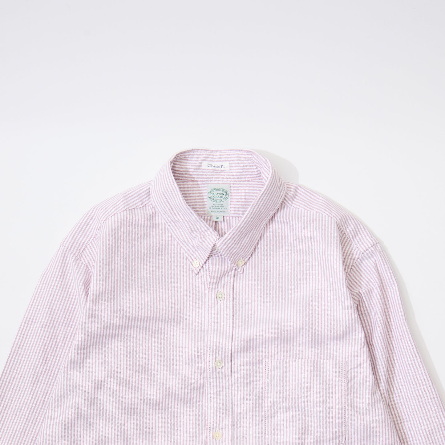 KEATON CHASE USA L/S CLASSIC FIT BD SHIRT PREMIUM OXFORD LONDON STRIPE (CANDY STRIPE)- 2 COLORS