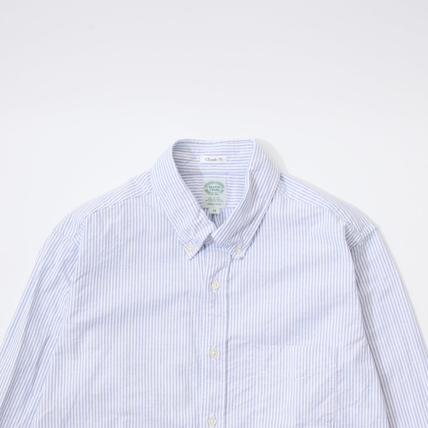 KEATON CHASE USA L/S CLASSIC FIT BD SHIRT PREMIUM OXFORD LONDON STRIPE (CANDY STRIPE)- 2 COLORS