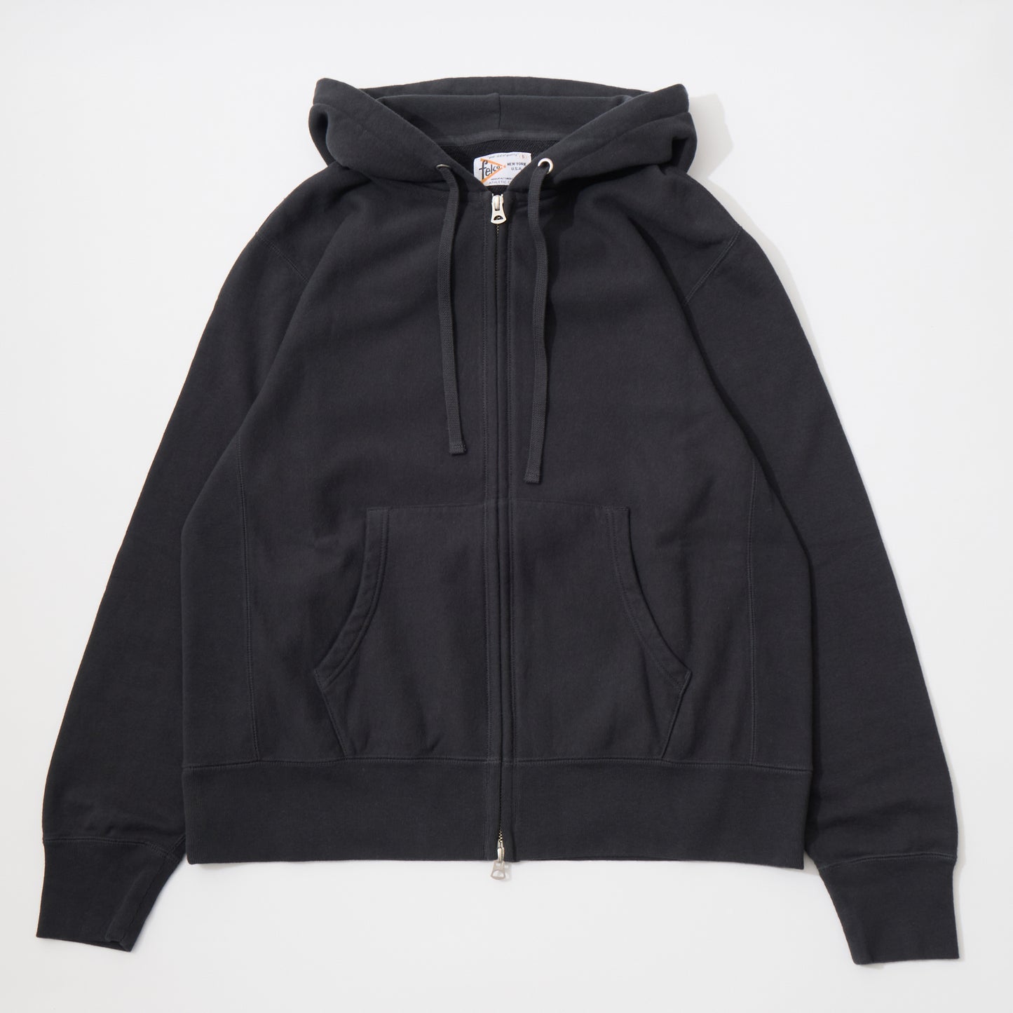 FELCO CLASSIC FIT 10oz FRENCH TERRY INVERSE WEAVE FULL ZIP PARKA W/ KANGAROO POCKET - 7 COLORS