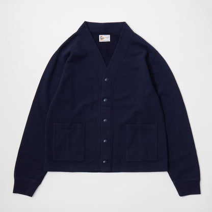 FELCO CLASSIC FIT 10oz TERRY V NECK BUTTON CARDIGAN - 6 COLORS