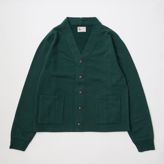 FELCO CLASSIC FIT 10oz TERRY V NECK BUTTON CARDIGAN - 6 COLORS