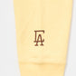 CALIFOLKS MADE IN CALIFORNIA COMFORT WASH CREW NECK SWEAT SHIRT - YELLOW