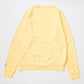 CALIFOLKS MADE IN CALIFORNIA COMFORT WASH CREW NECK SWEAT SHIRT - YELLOW