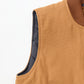 CALIFOLKS CARHARTT USA DUCK VEST w/CALIFOLKS EMBROIDERY - BROWN