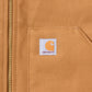 CALIFOLKS CARHARTT USA DUCK VEST w/CALIFOLKS EMBROIDERY - BROWN