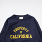 CALIFOLKS CHAMPION REVERSE WEAVE CREW NECK SWEAT - PROPERTY OF CALIFORNIA