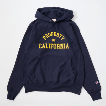 CALIFOLKS CHAMPION REVERSE WEAVE HOODED PULLOVER SWEAT - PROPERTY OF CALIFORNIA