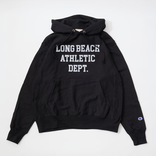 CALIFOLKS CHAMPION REVERSE WEAVE HOODED PULLOVER SWEAT - LONG BEACH