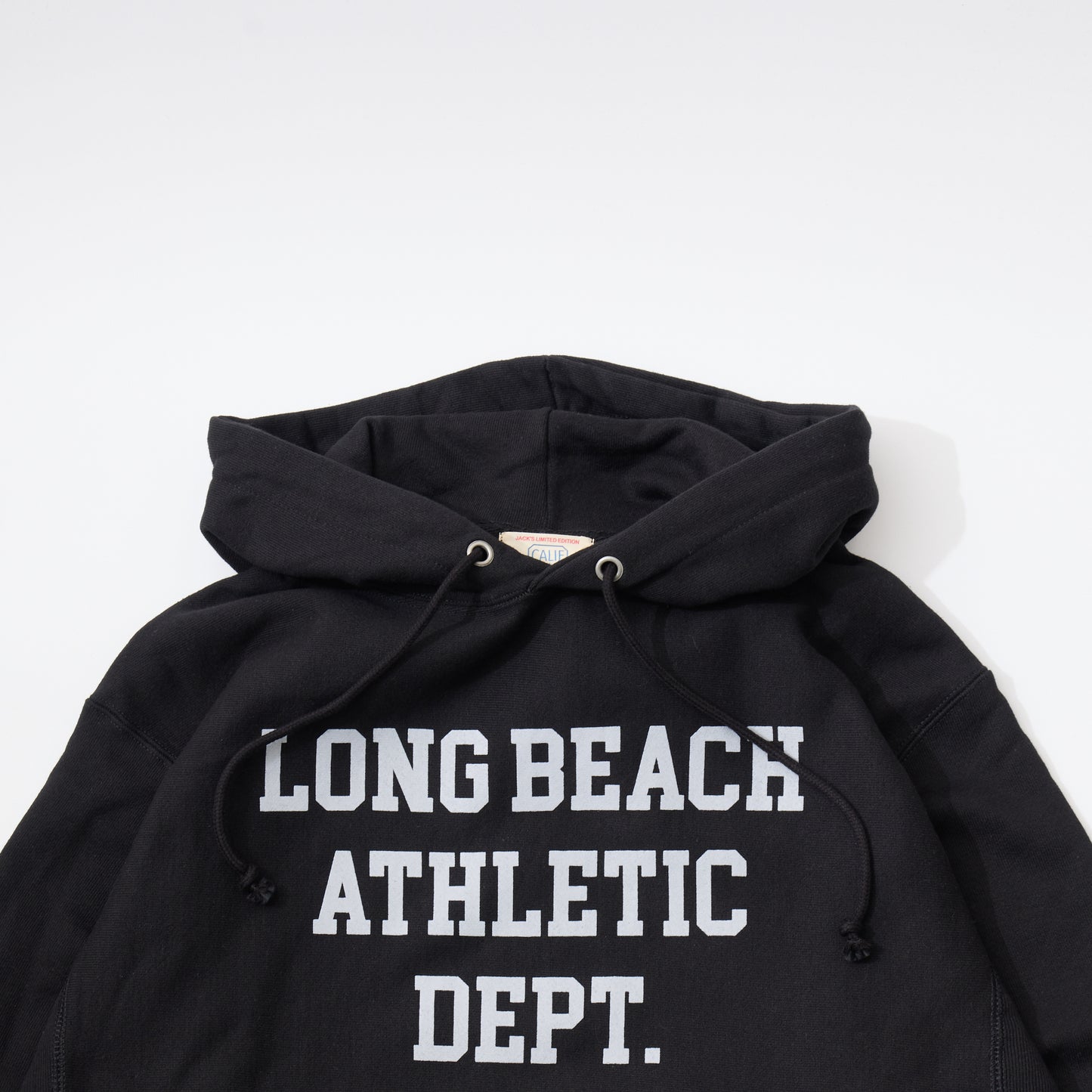 CALIFOLKS CHAMPION REVERSE WEAVE HOODED PULLOVER SWEAT - LONG BEACH