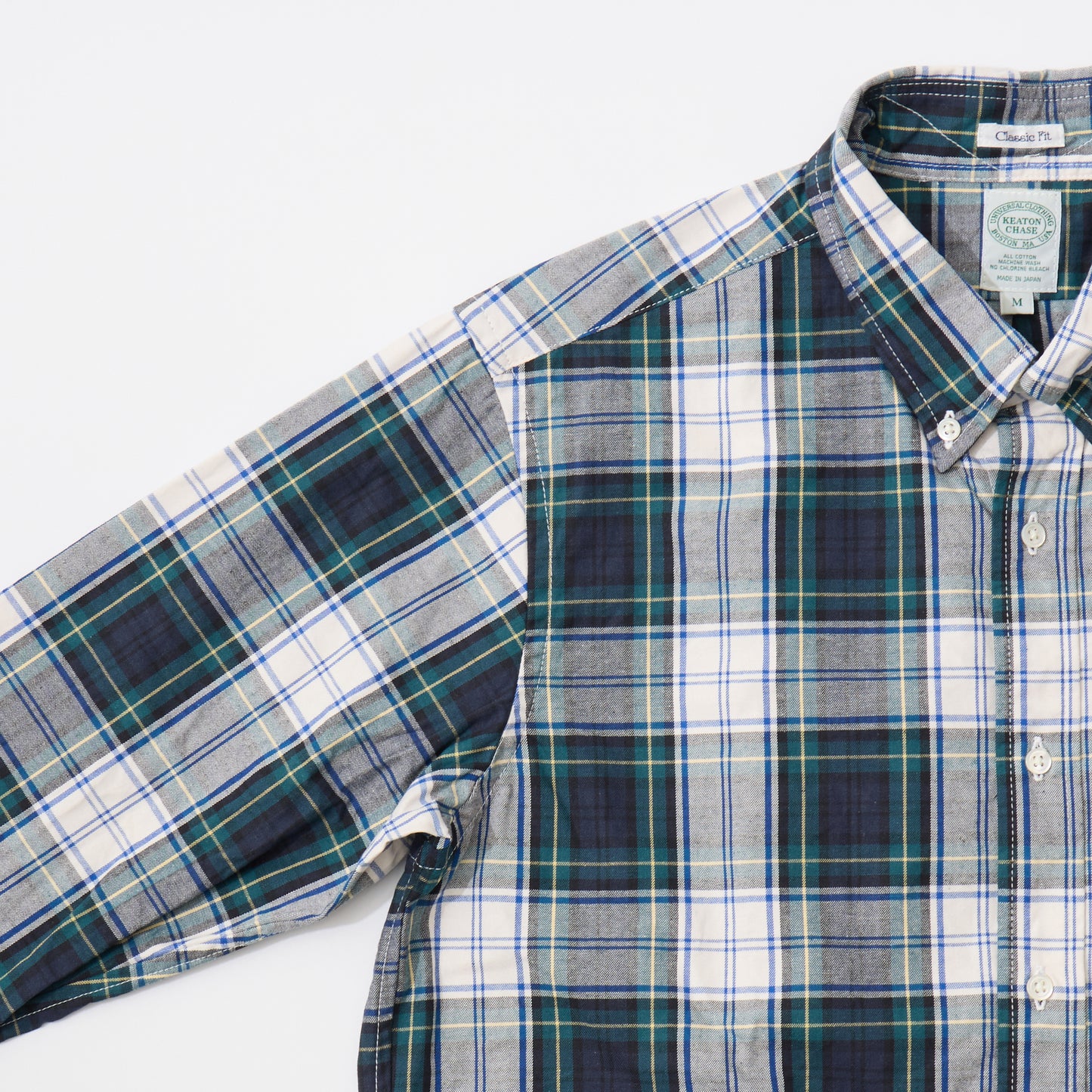 KEATON CHASE USA L/S CLASSIC FIT FULL OPEN BD SHIRT TWILL CHECK - 2 COLORS