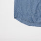 KEATON CHASE USA L/S FULL OPEN BD SHIRT 5oz INDIGO CHAMBRAY