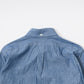 KEATON CHASE USA L/S FULL OPEN BD SHIRT 5oz INDIGO CHAMBRAY