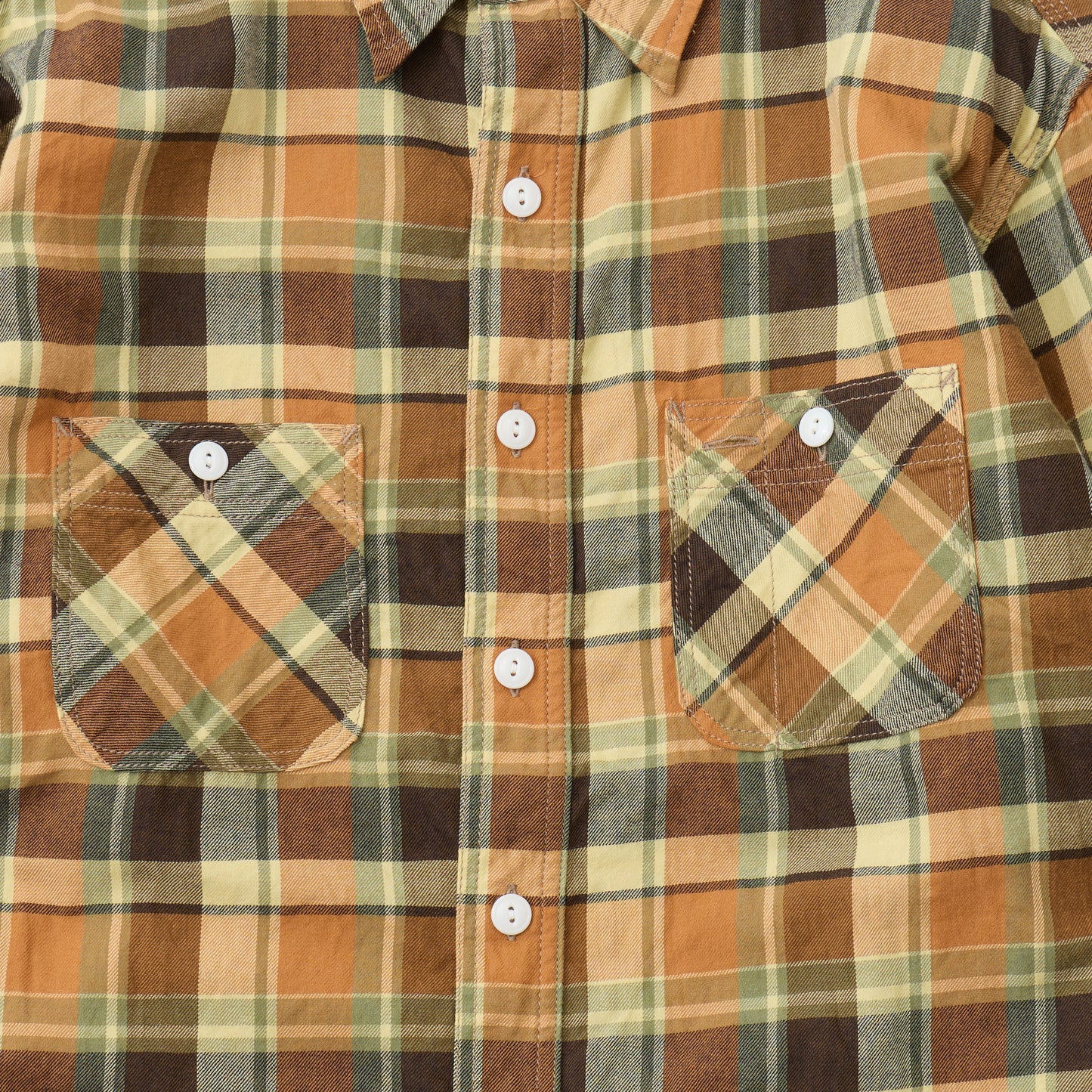EMPIRE & SONS L/S WORK SHIRT - 30S ORGANIC TWILL CHECK
