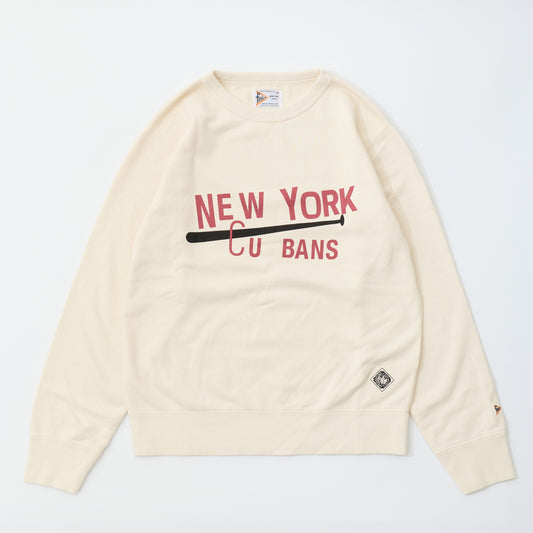 FELCO CLASSIC FIT 10oz TERRY BINDER CREW SET IN SWEAT - NEW YORK CUBANS