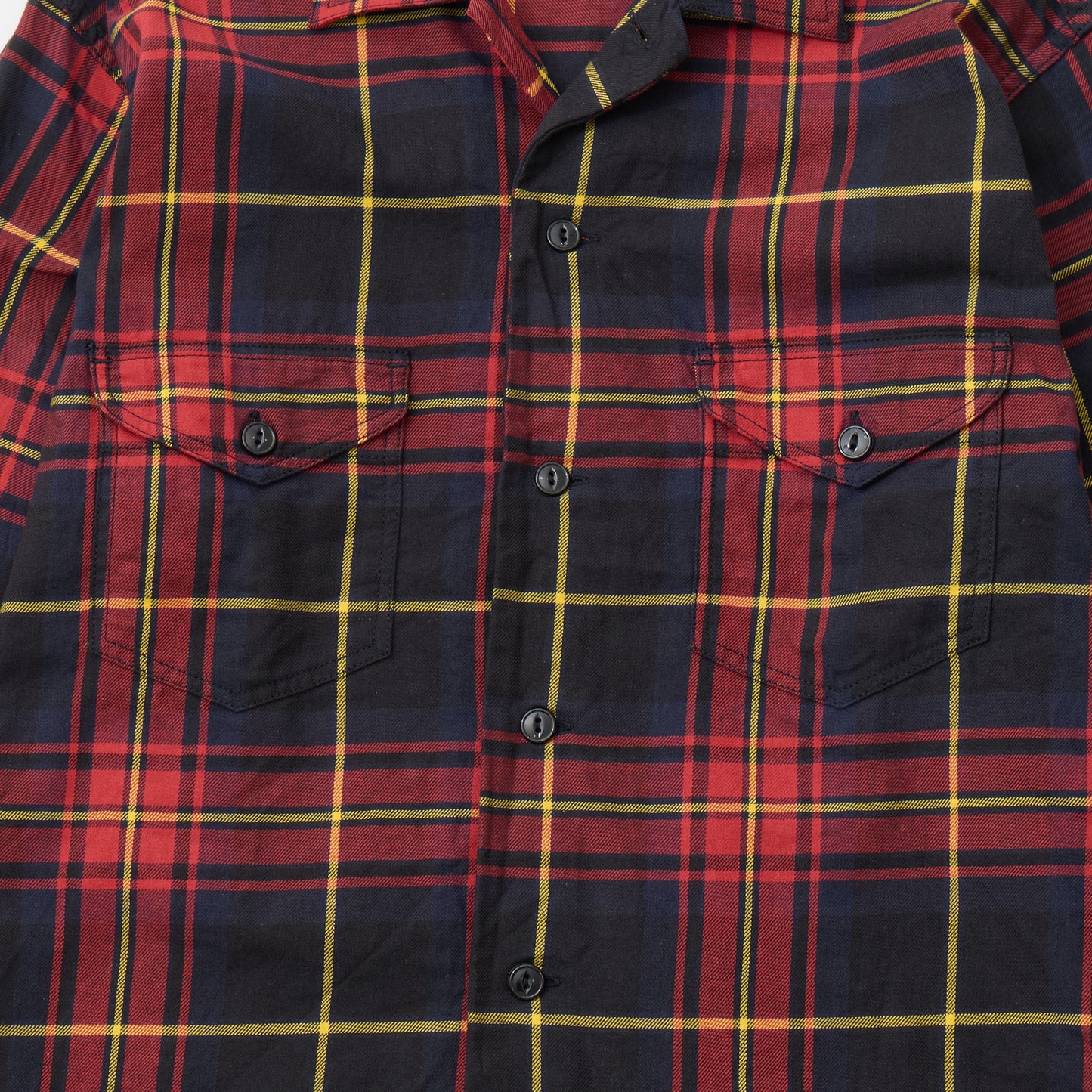 EMPIRE & SONS WORK SHIRT JACKET - COTTON TWILL CHECK - RED_BLACK_YELLOW