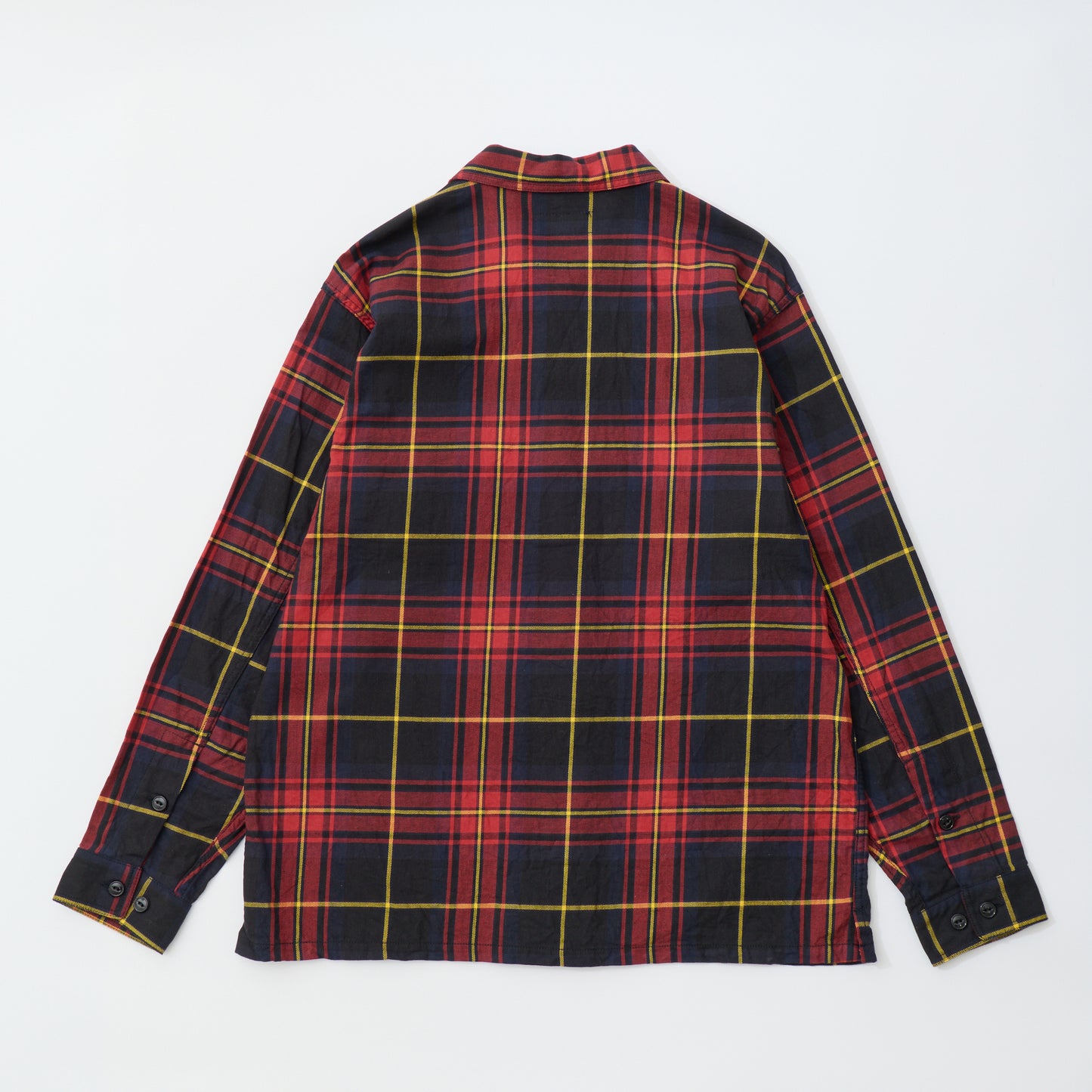 EMPIRE & SONS WORK SHIRT JACKET - COTTON TWILL CHECK - RED_BLACK_YELLOW