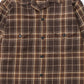 EMPIRE & SONS WORK SHIRT JACKET - COTTON TWILL CHECK - DK BROWN_NATURAL_YELLOW