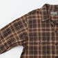 EMPIRE & SONS WORK SHIRT JACKET - COTTON TWILL CHECK - DK BROWN_NATURAL_YELLOW
