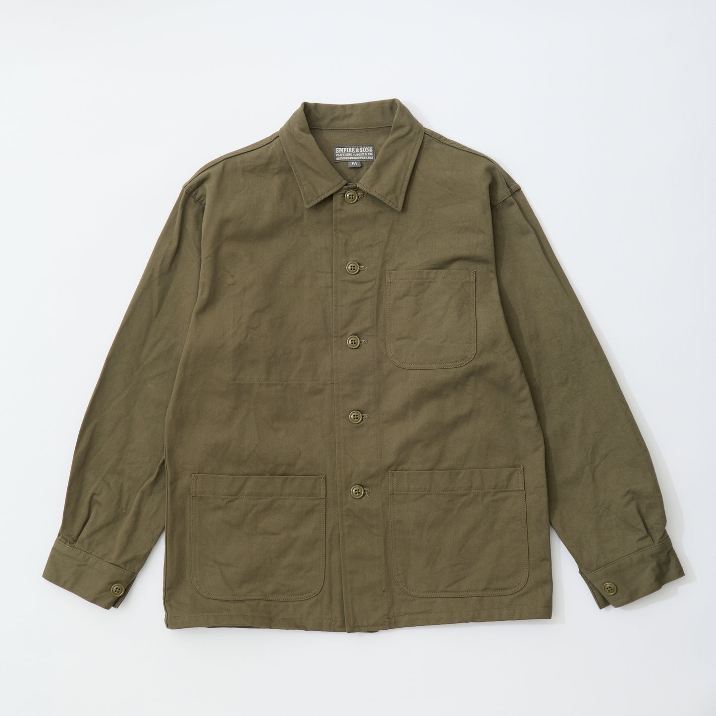 EMPIRE & SONS COVERALL WORK JACKET - VINTAGE SLUB CHINO