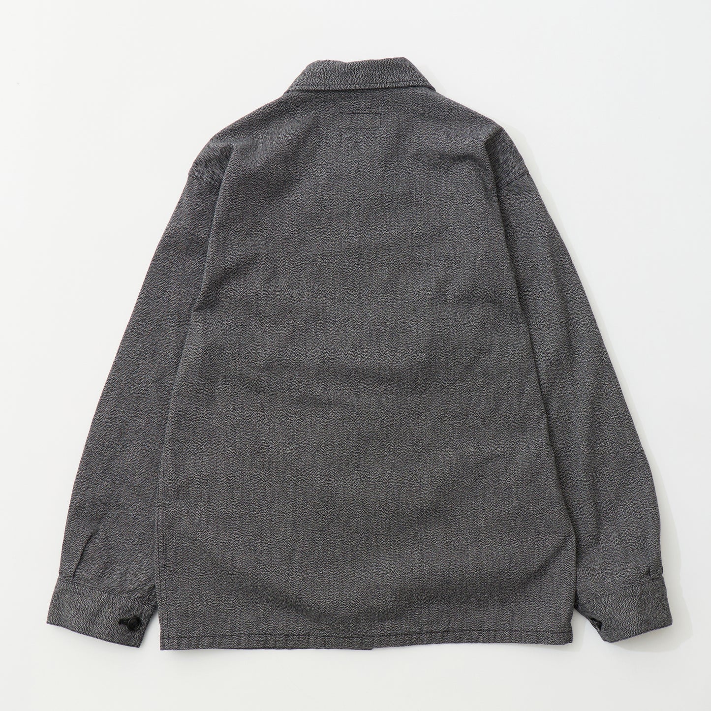 EMPIRE & SONS COVERALL WORK JACKET - 7.5oz SALT AND PEPPER CHAMBRAY - BALL BIO WASH